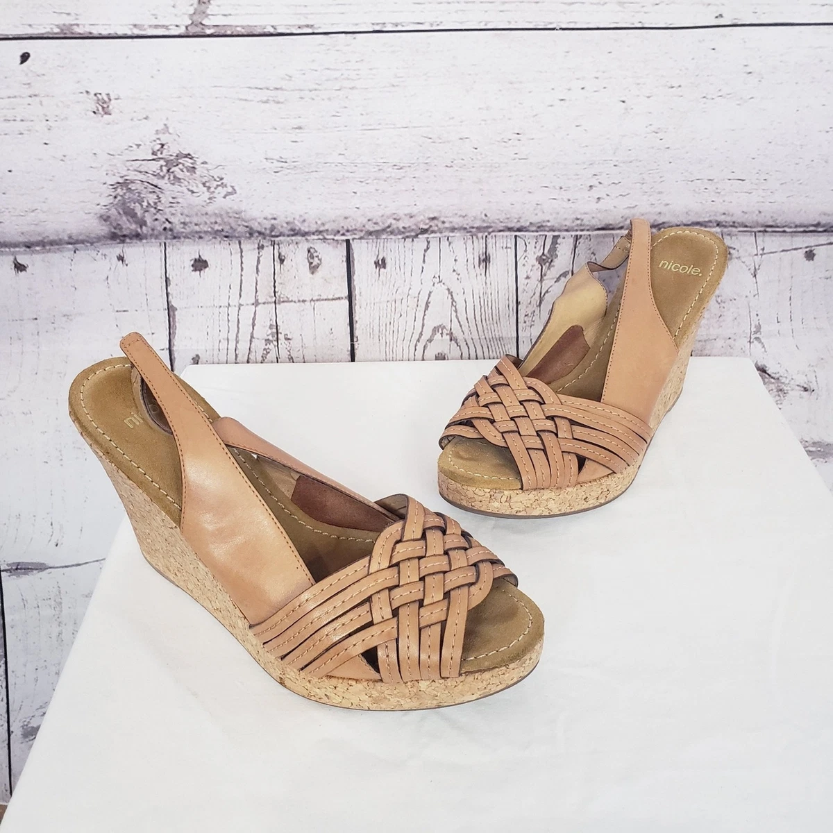 Nicole wedges sales