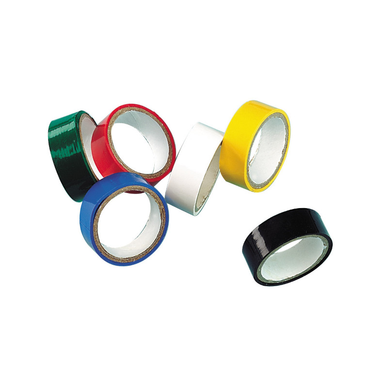 Cintas Adhesivos Aislantes PVC Estándar 6 Piezas Colores Surtidos 3,4 MT X 19MM