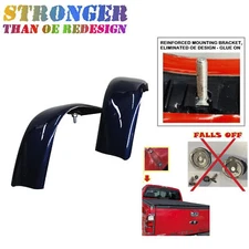 UPGRADED For Ford 08-16 Super Duty DX Blue Pair Set Roof Corner Molding Trim