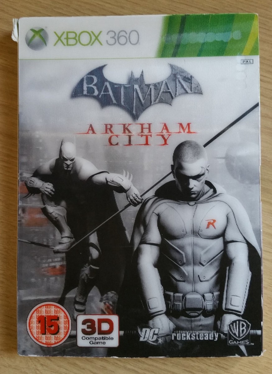 BATMAN ARKHAM CITY (3D COVER) for XBOX 360 FREE UK P&P