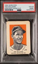 1952 Wheaties #30 Ted Williams PSA 4 (MK) Red Sox Portrait - Baseball  (7019)