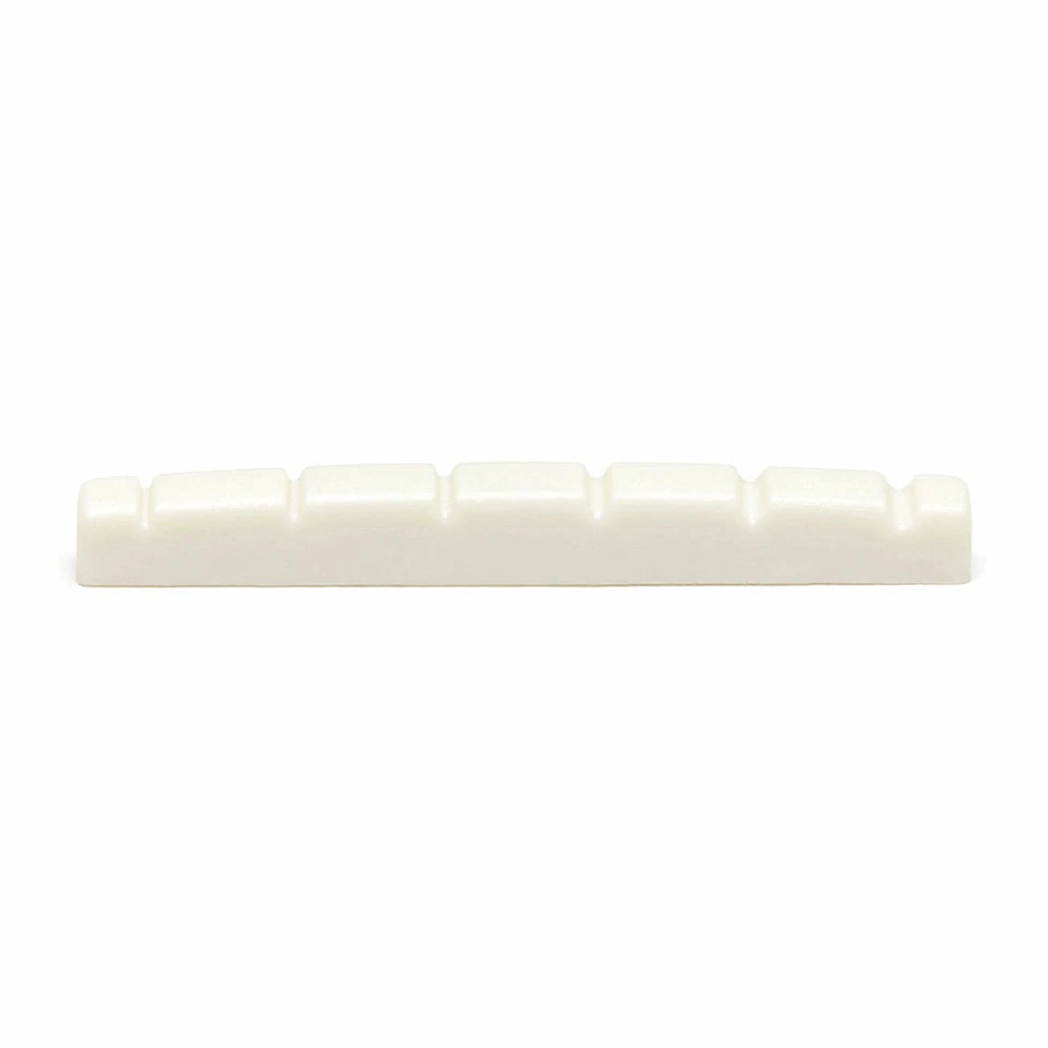 Graph Tech TUSQ Flat Bottom 42 mm Strat Slotted Nut (White)