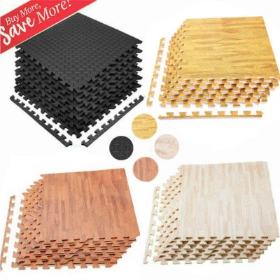 Eva Foam Play Mats Interlocking Exercise Soft Safety Floor Tiles Yoga & Children - image 1 of 4