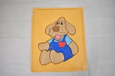 Wrinkles Dog Plastic 3D Puzzle 1981 Ganz Illco Toys 11 Piece Complete
