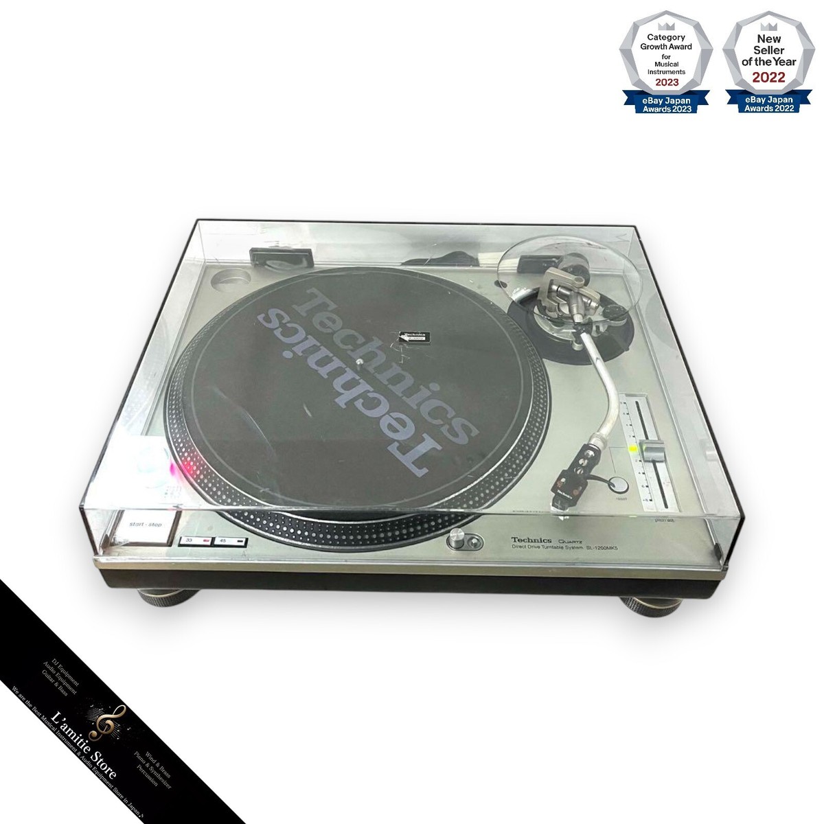 Technics SL-1200MK5 Analog DJ Turntable - Silver for sale Technics SL-1200MK5 Analog DJ Turntable - Silver for sale