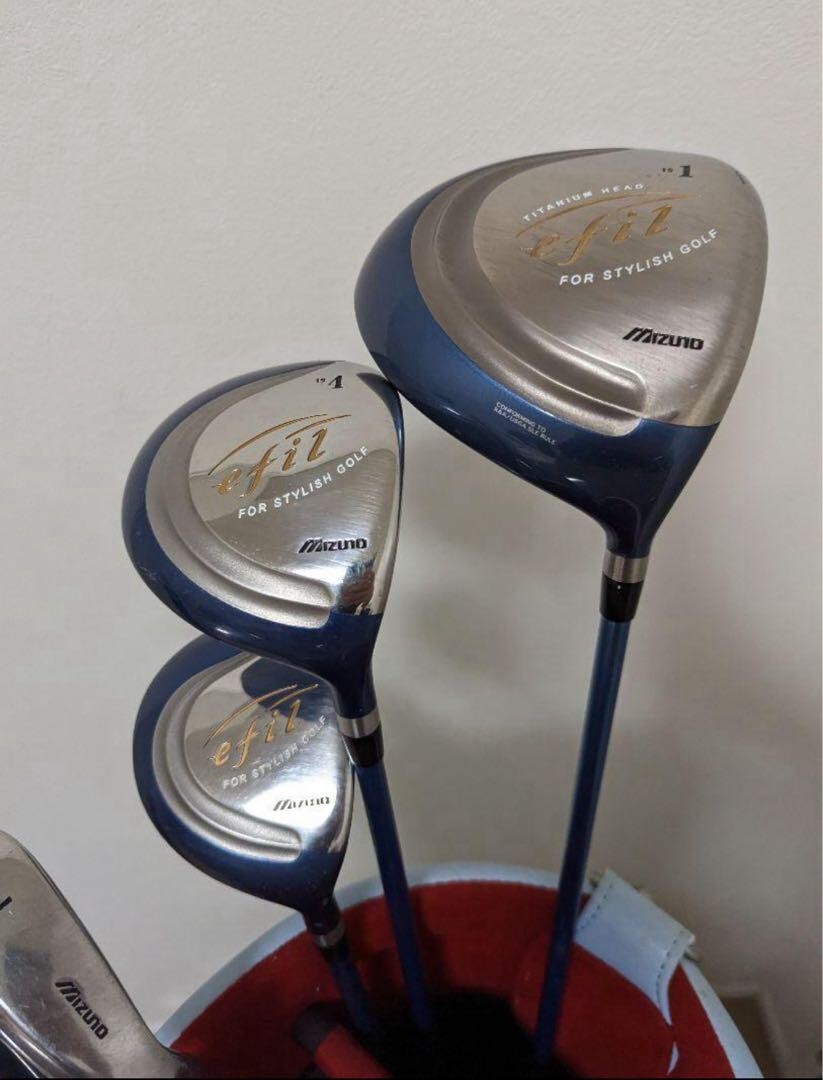 Ladies Mizuno efil Club Set 1W 4W HY 7i 9i Sw PT 7pc RH Women Golf