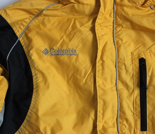 Columbia Boys 18/20 Vintage Yellow Shell Jacket ONLY Interchange Compatible - Picture 2 of 8