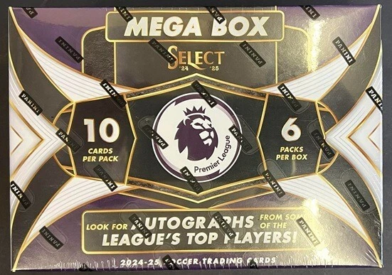 2024-25 Panini SELECT EPL English Premier League Soccer Hobby MEGA Box SEALED!