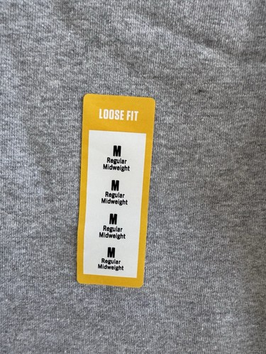 Pantaloni della tuta Carhartt peso medio conici taglia M vestibilità ampia foderati grigi autentici - Foto 5 di 17