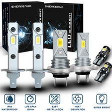 For Vauxhall Astra MK5 H Headlight Xenon White 12V Led Side Light Bulbs 2004-09