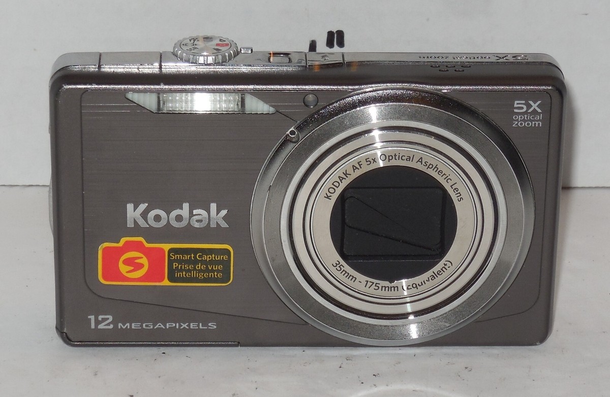 Kodak EasyShare M381 12.4MP Digital Camera - Gray Tested Works | eBay