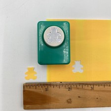 Carl CP-1 Teddy Bear Paper Punch Scrapbook Card Crafts Small Cutout Free Ship