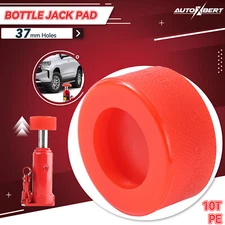 10T Hydraulic Bottle Jack Slotted Adapter Pad PE Protection 37mm Hole On Bottom-