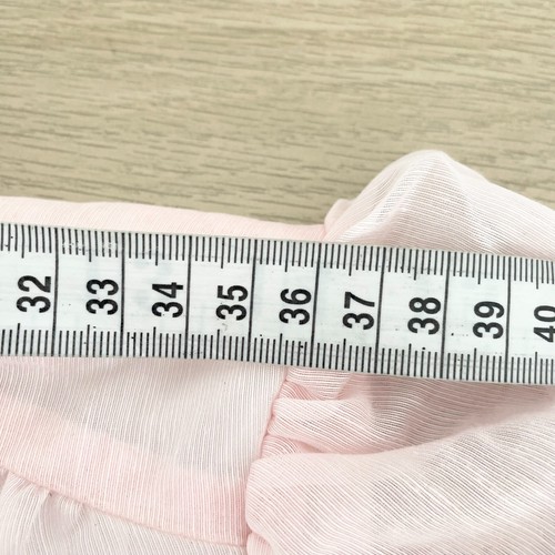 Dotti Eyelet Mini Dress Button Front High Neck Elastic Waist Light Pink Size 10 - Picture 10 of 12