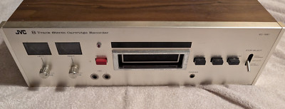 JVC ED-1261 8 Track Player Recorder Wood Cabinet TESTED PLEASE READ