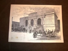 1883 Rome Art Exhibition Entrance to Painting Galleries