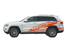 Graphic Mud Splash Car Sticker For Jeep Grand Cherokee 4x4 Off Road Side Decals