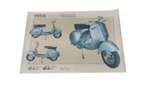 POSTER PLASTIFICATO VESPA150GS VS4 1958