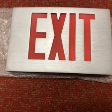 Stainless Steel Exit Sign Electronic New Unused Nice High Quality