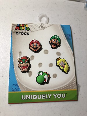 crocs jibbitz mario