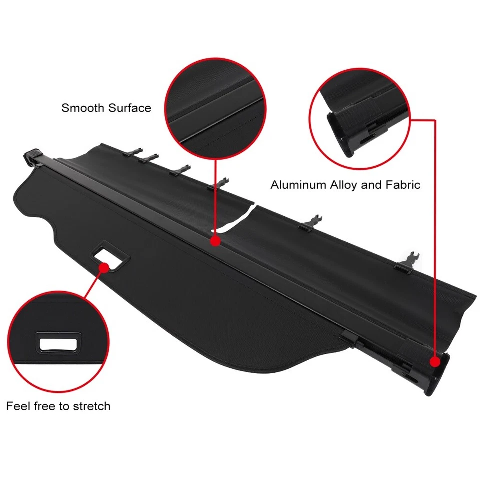 Cubierta de maletero de seguridad de carga trasera retráctil para Lexus GX460 2010-2020 2021 2022 Foto 3 de 4
