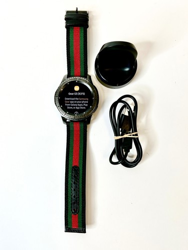 Used Samsung Gear S3 Frontier SM-R760, 316L Stainless Steel Case | Black |  eBay