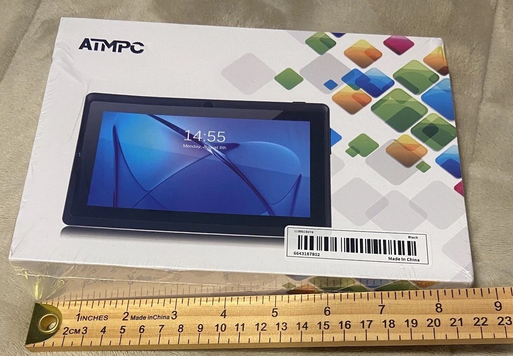 IT-701A 7インチタブレットPC 青 ATMPC IT-701A Tablet PC 7 Inch Black Android New Sealed Box