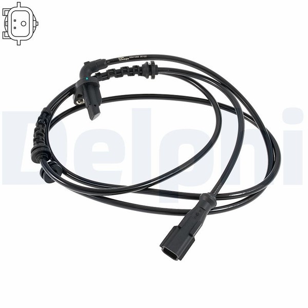 Delphi Abs Sensor Raddrehzahl Hinten Rechts Passend FüR Renault Twingo Ii CN0-image