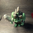 Bigfig Horned Figure Green/Black/Gray/White w/ Club Accessory For LEGO Castle — photo 1