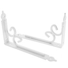  2 Pcs Floating Shelf Bracket Decorative Brackets Wall Mounting Metal
