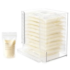 Breastmilk Flattener for Freezer, Breastmilk Storage Bag Organizer, Breast Mi...