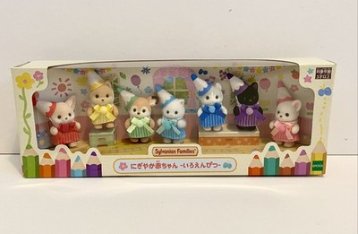 Sylvanian Families Bleistifte Buntstifte Babys Calico Critters Japan Neu in OVP