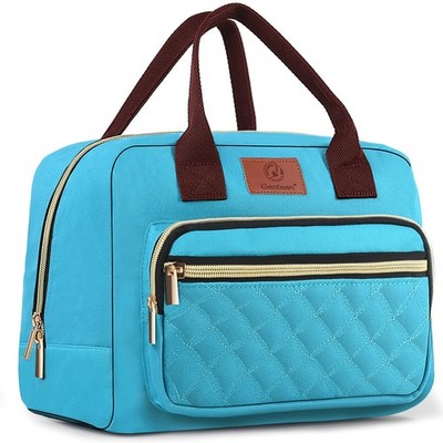 Genteen Lunch Bag for Women,Insulated Adult Boxes Women, Teal