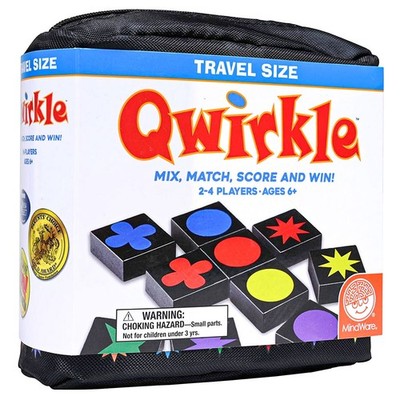 Qwirkle: Reise Edition Spaß Familie Brettspiel Für 2-4 Spieler Alter 6+ Mindware