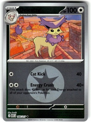 Delcatty (Energy Symbol Pattern) 166/217 Pokemon ME: Ascended