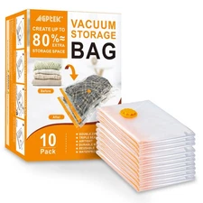 Strong Vacuum Storage Bags AGPTEK Bedding Clothes Space Saver 10 Pack Size XL
