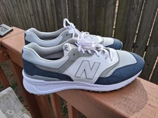 MENS NEW BALANCE 997  PROGRESSIVE  BLUE /GRAY  GOLF SHOES SZ 12  MG997NW