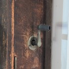 Antique Pre-1940 Wooden Wall-Mounted Crank Telephone w/ Separate Earpiece — photo 4