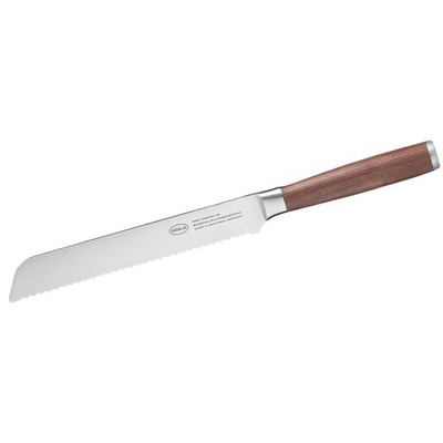RÖSLE Brotmesser Masterclass mit Wellenschliff 20cm Nussbaumholz
