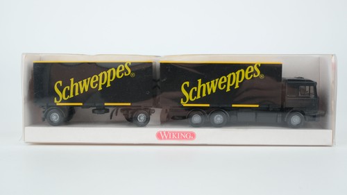 Wiking H0 5730336 MAN maleta intercambiable tren de carga "Schweppes" | Zustand: Gebraucht