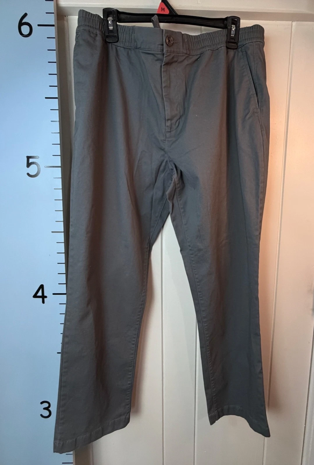 Goodfellow & Co Men's Large Gray Everyday Pants Elastic Drawstring Waist NWT