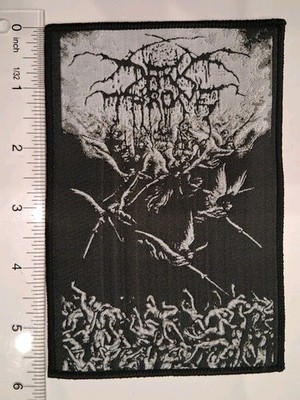 DarkThrone Sardonic Wrath Black Border Woven Patch Dark Throne