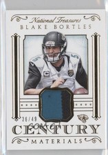 2015 Panini National Treasures Century Materials Prime 36/49 Blake Bortles 0f8