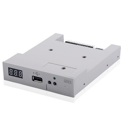 Grey (GoTEK) SFR1M44-U100 3.5 Inch 1.44MB USB SSD Floppy Drive Emulator