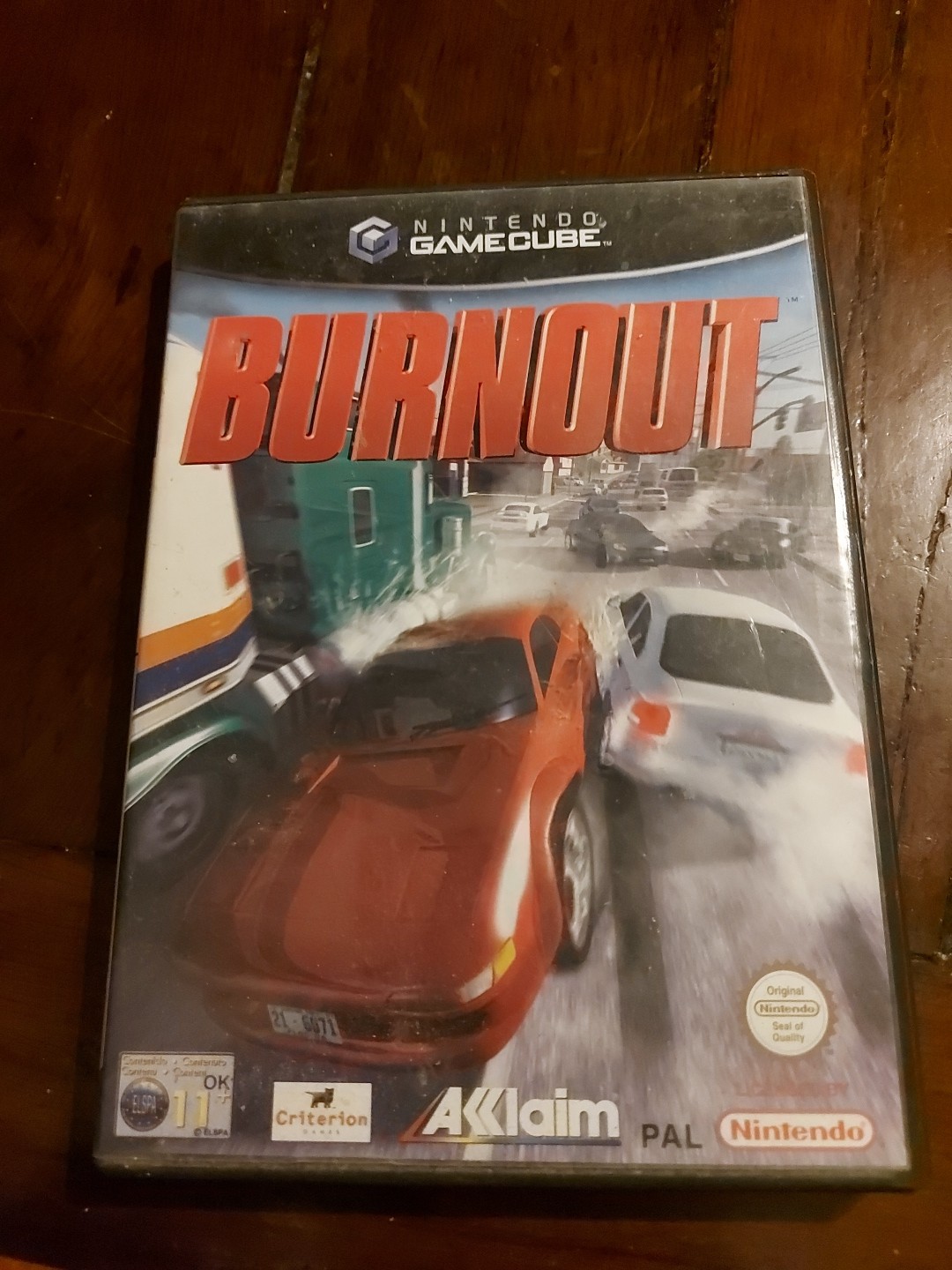 Burnout Nintendo GameCube Game in Box with Manual