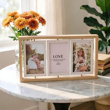 Double-Sided Rotating Photo Frame Combination Frame