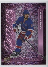2024-25 Upper Deck Series 1 Dazzlers Pink Chris Kreider #DZ-28 1hr4