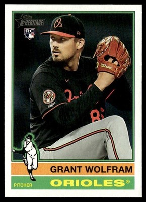 2025 Topps Heritage High Number Grant Wolfram RC Baltimore Orioles #550