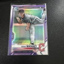 2021 Bowman Chrome Doug Nikhazy Purple /250