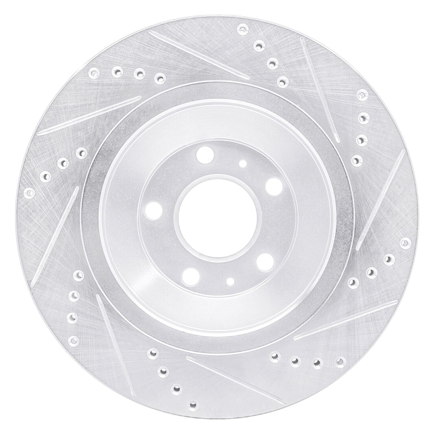 For Bentley Continental 04-18 Brake Rotor eLINE Drilled & Slotted 1-Piece Rear